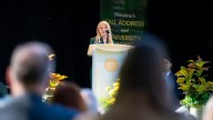 CSU president touts record-breaking research expenditures. donor gifts
