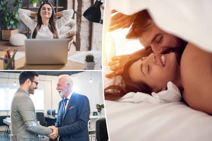 Morning sex increases work productivity, job satisfaction.