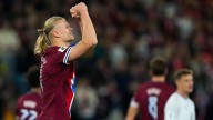 Haaland hits hat trick to reach 50 goals for Norway after twice missing penalty against Israel