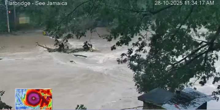 Hurricane Melissa makes landfall in Jamaica as a Category 5 storm, the strongest direct hit to the island in 174 years