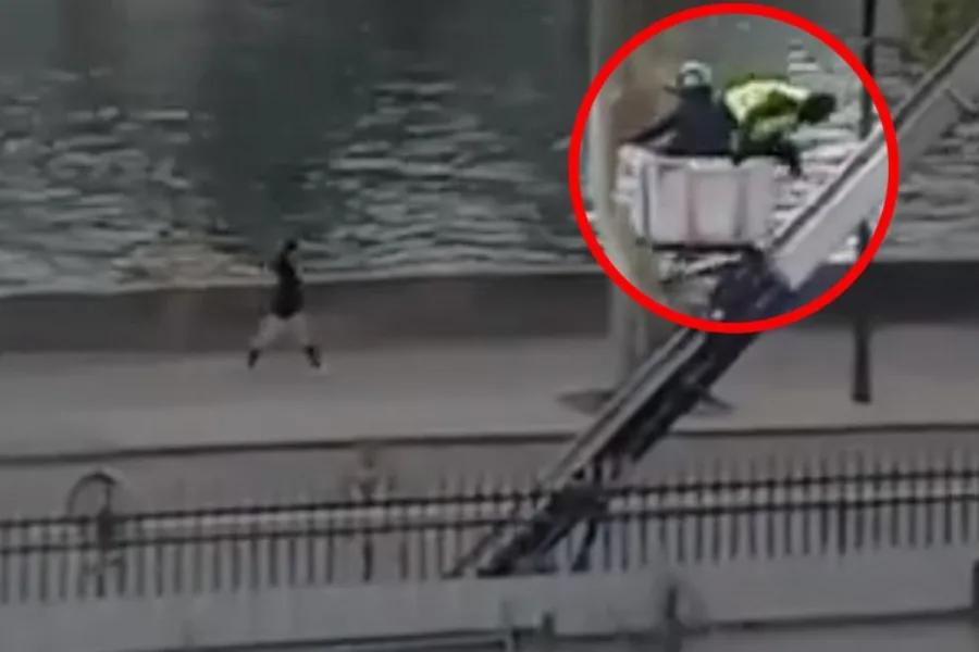 VIDEO: Revelan nuevas imágenes que muestran la huida de los ladrones en el robo al Museo del Louvre