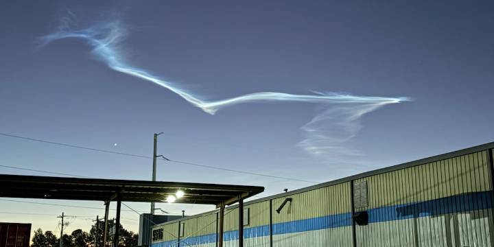 Strange bright clouds lit up the morning sky, here’s why
