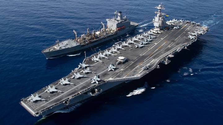 Así es por dentro el poderoso portaviones Gerald R. Ford que Donald Trump envió al Caribe cerca de Venezuela