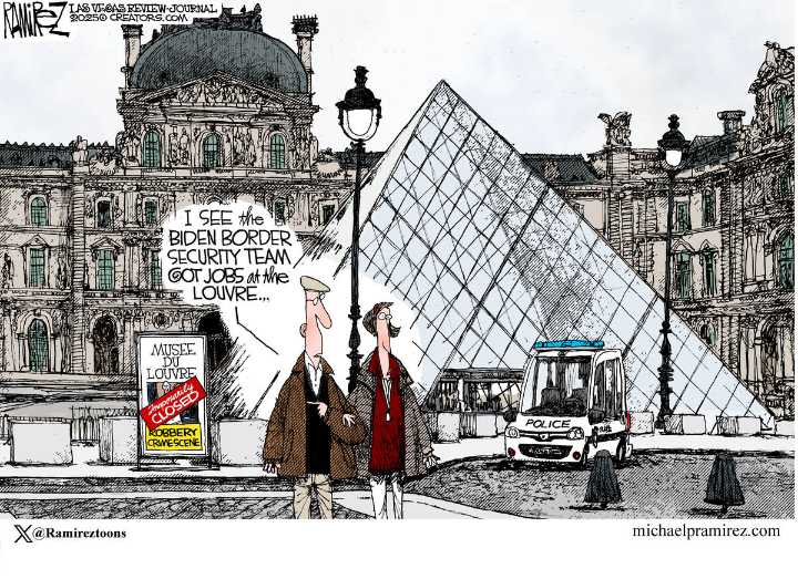 CARTOON: Museum heist | Michael Ramirez