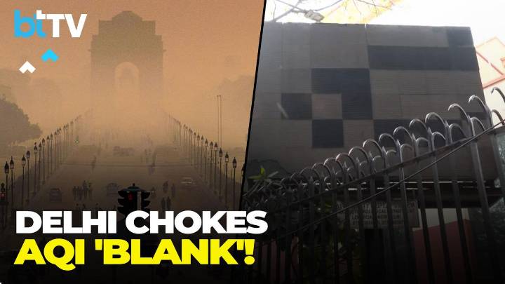 Delhi Gasping Again: Air Quality Turns ‘Very Poor’, AQI Boards Go Blank
