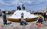 Chiclayo: artistas plásticos embellecen de forma voluntaria el ingreso a Monsefú