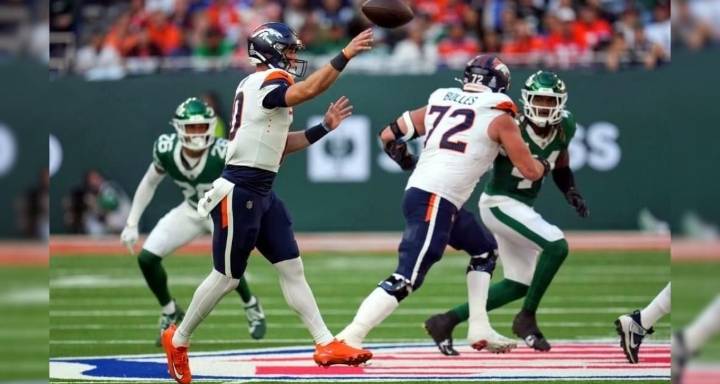 Broncos doman a los Jets en Londres con una victoria sufrida
