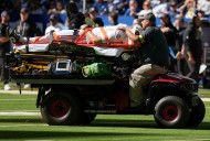 Deadspin | Cardinals’ Travis Vokolek (neck) taken off via stretcher; Marvin Harrison (concussion) also out