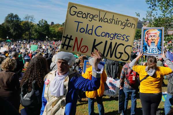 ‘No Kings’ Protests Draw Thousands Across U.S. To Denounce Trump