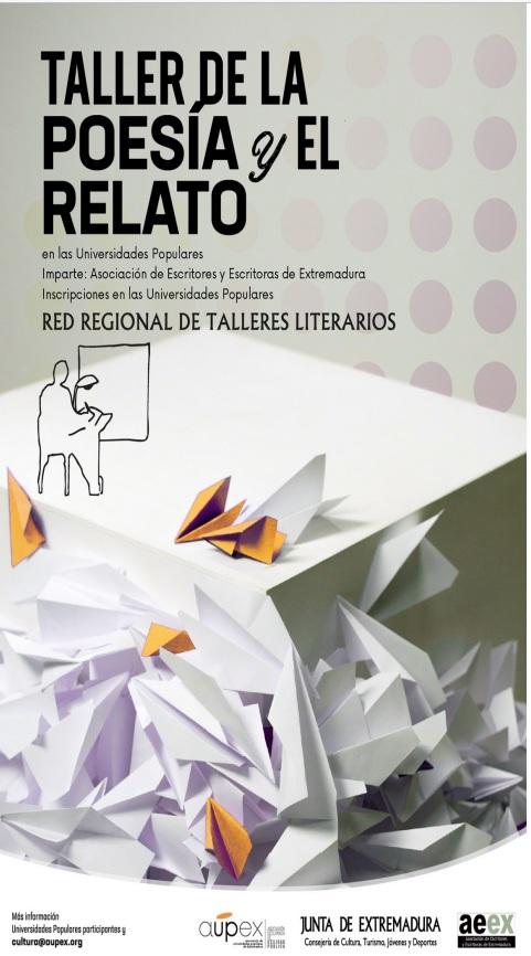 La Junta impulsa la oferta formativa de AUPEX para el último trimestre del año, con talleres literarios, cursos, presentaciones de libros y encuentros con autores