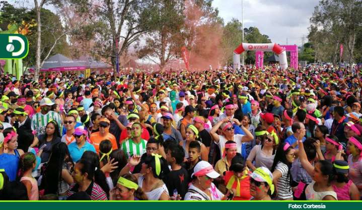 Rionegro vivirá la séptima edición de la Carrera de Colores este domingo 5 de octubre