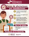 Bienestar inicia Censo casa por casa en zonas afectadas por las lluvias en Hidalgo, Puebla, San Luis Potosí, Veracruz y Querétaro.