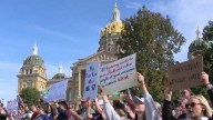 'No Kings' protests draw thousands in Iowa to rally against Trump