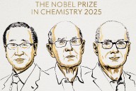 Premio Nobel de Química 2025 para Susumu Kitagawa, Richard Robson y Omar M. Yaghi