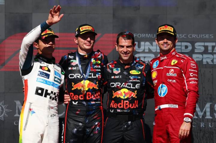 Verstappen se quedó con el triunfo en Austin y Colapinto terminó en el puesto 17°