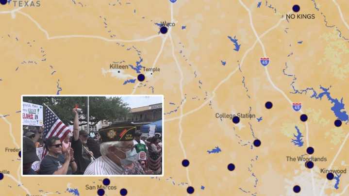 'No Kings' protests against President Trump administration policies planned in Waco, Belton and around the country