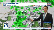 Mainly cloudy, some showers early this week; Cool, dry Halloween