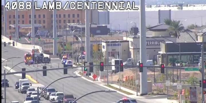 Crash in North Las Vegas causes road closure