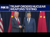Trump directs Pentagon to test nuclear weapons