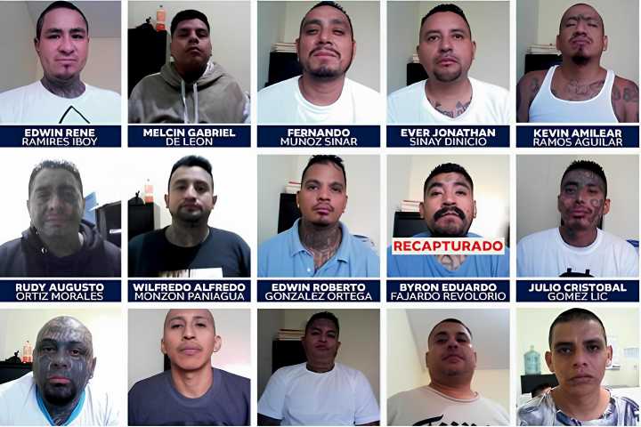 Guatemala pedirá ayuda al FBI para recapturar a 16 pandilleros fugados de prisión