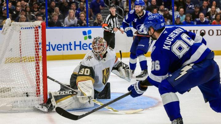 Kucherov scores in OT to give Lightning 2-1 win over Golden Knights