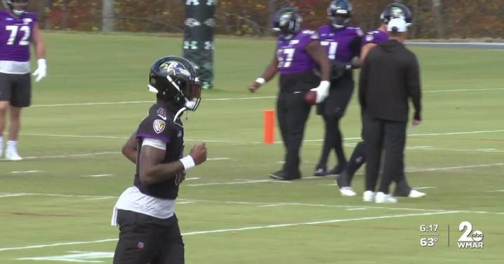 Ravens QB Lamar Jackson returns to practice after weekslong absence due to injury