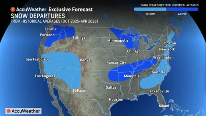 Will NYC get snow this winter? AccuWeather shares 2025