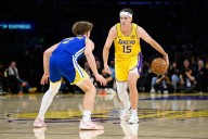 Deadspin | Jimmy Butler, Warriors down LeBron James-less Lakers in opener