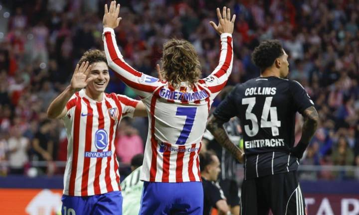 Griezmann acompaña a Julián Álvarez ante un Celta sin Aspas