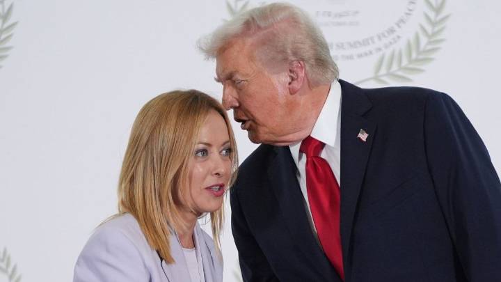 El piropo de Trump para Meloni: "Es muy bonita"