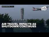 Air traffic controllers miss first paycheck as shutdown drags on