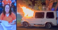 Woman bragged about setting van ablaze with on-again, off-again boyfriend trapped inside: Cops