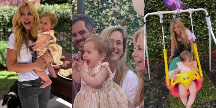 Graciela Alfano, abuela orgullosa, en el primer cumpleaños de su nieta Catalina: “Toda la familia para bendecir esta vida”