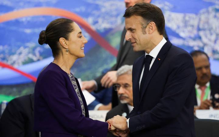 Sheinbaum anuncia visita de Macron a México el próximo 7 de noviembre