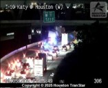 Houston Avenue bridge on Katy Freeway struck by 18