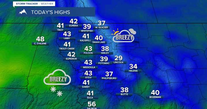 Weather Forecast: Light snow and cooler Monday
