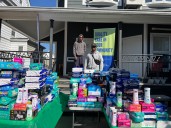 Long Island Jewish Forest Hills Hospital and River Fund distribute thousands of feminine hygiene products