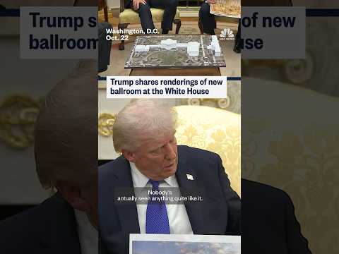 Trump shares renderings of new ballroom in White House