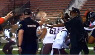 Police deploy pepper spray after high school football postgame altercations
