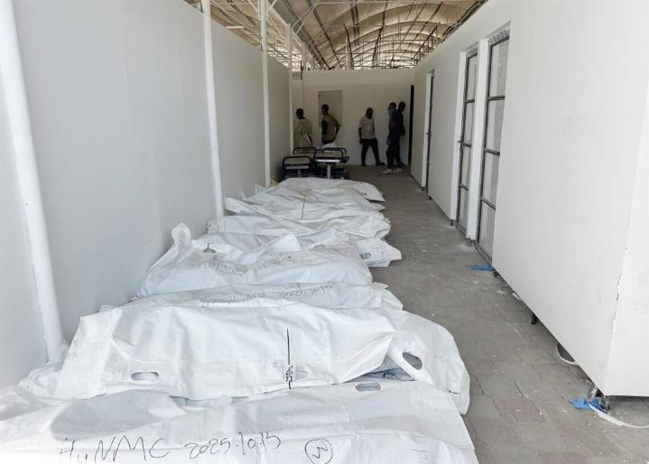 Israel entregó 15 cadáveres a Gaza de acuerdo a las negociaciones en el alto el fuego 21 de octubre de 2025 | Internacional Israel se comprometió a devolver 360 cadáveres de gazatíes en su poder