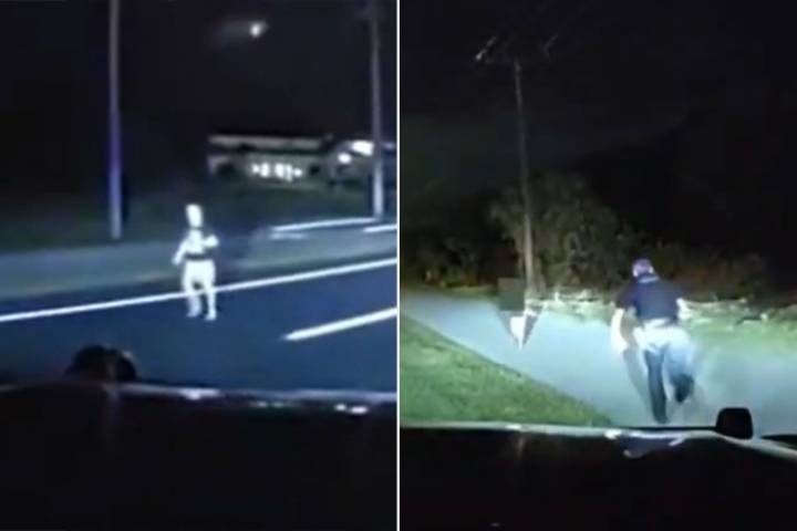Shocking Video Shows Child ‘Almost’ Run Over on Highway Before Cop Intervenes