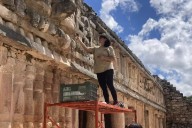 INAH vigila los avances para la conservación de la zona arqueológica de Kabah en Yucatán