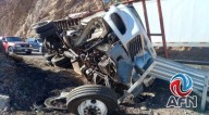 Volcó un tráiler en La Rumorosa; un muerto y un lesionado