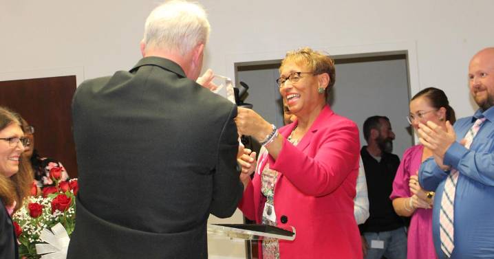 Tears amid accolades as board celebrates top leaders in Danville Public Schools