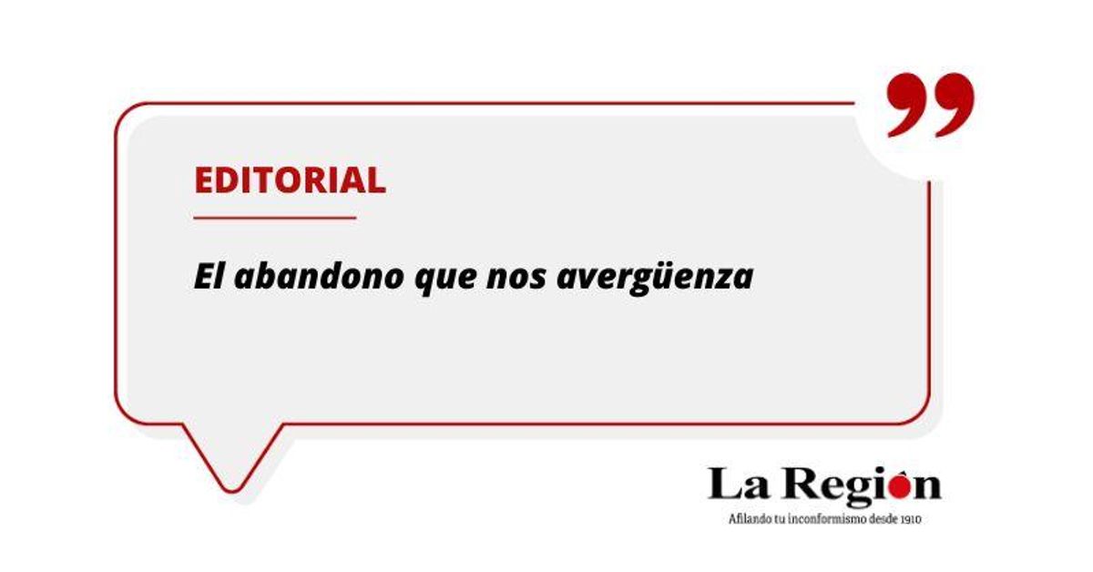 El abandono que nos avergüenza