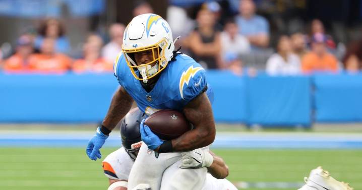 Chargers placing rookie running back Omarion Hampton on injured reserve