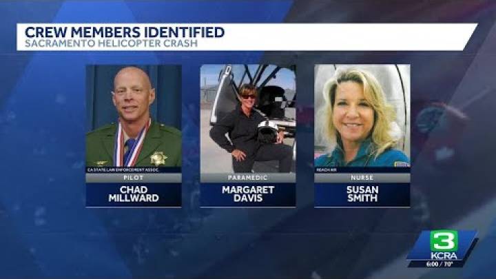 Pilot in Calif. medical helicopter crash is retired CHP officer who once saved 15 lives in wildfire
