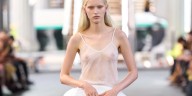 Not Stressed and Half-Dressed, Meet Fashion's New Runway Obsession