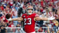 Sunday Night Football: Christian McCaffrey's big night powers 49ers to 20
