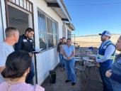 Entrega Ichife mobiliario para Telebachillerato de NCG